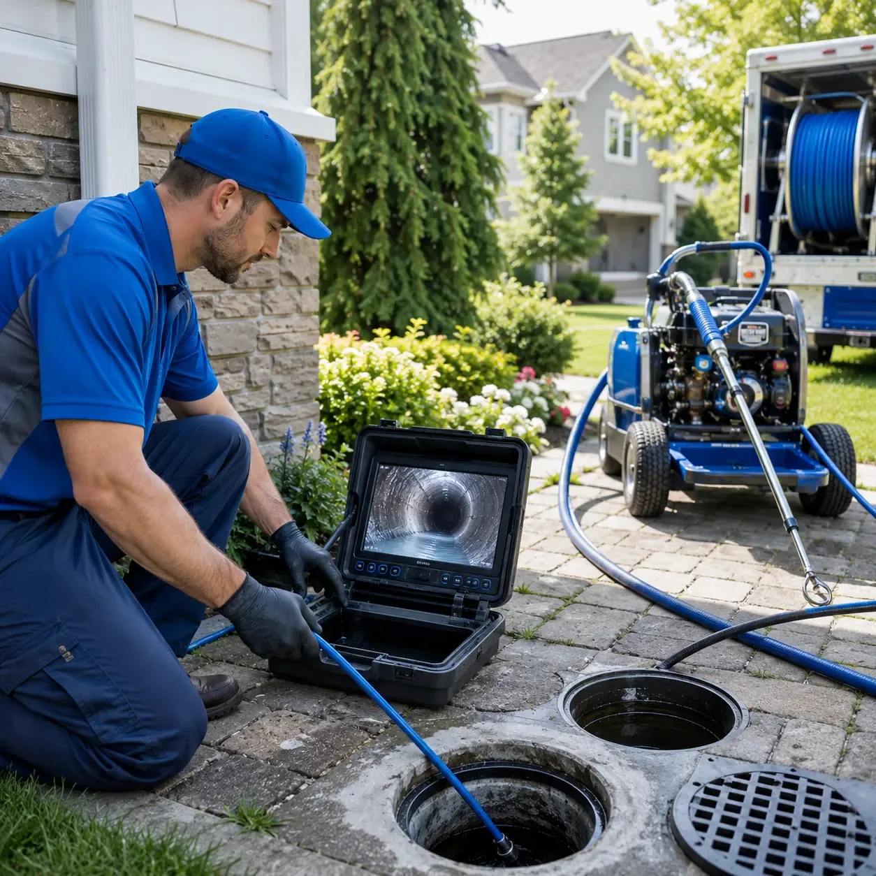 Outdoor drain cleaning professionals serving Omaha, NE